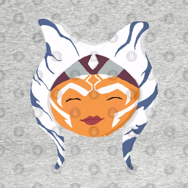 Chibi smiling Ahsoka by Kochu